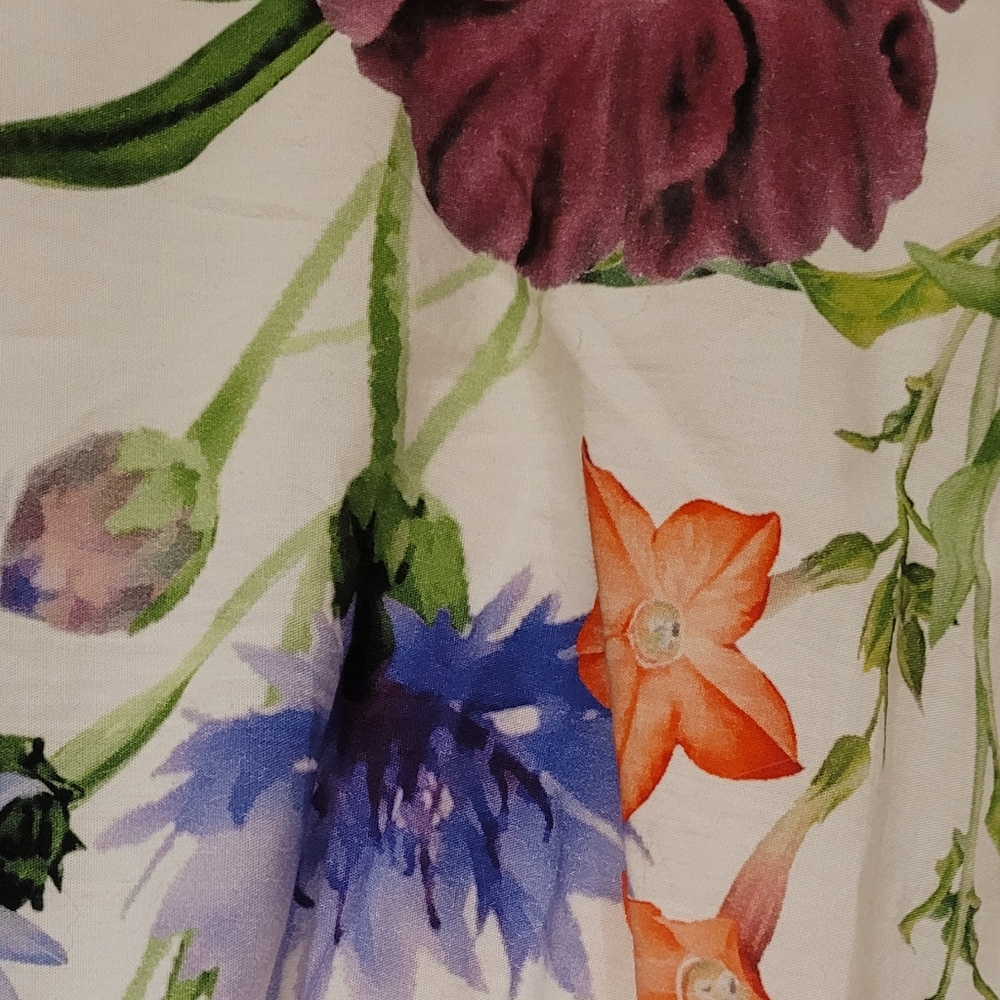 Eshakti Custom White Background Multi Color Flora… - image 3